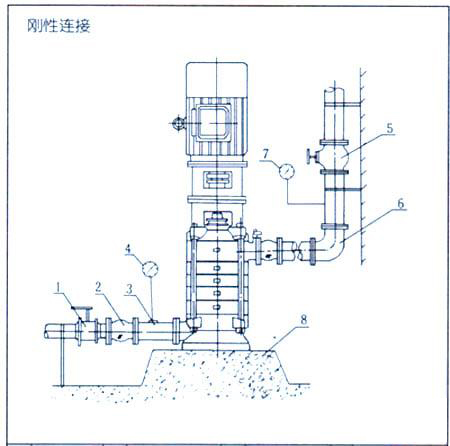 日本在线观看成人大片 DL型立式多级离心泵安装结构表
